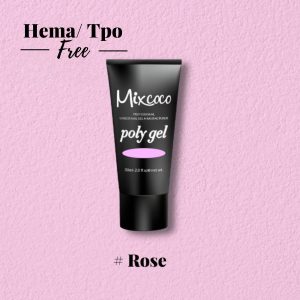 Mixcoco Polygel Rose- Розов Полигел