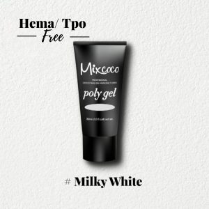 Mixcoco Polygel Milk White- Млечно бял Полигел