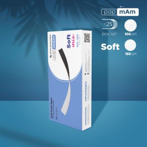 Двустранни еднократни абразиви PapmAm върху мек дунапренов слой Expert 20- 25бр